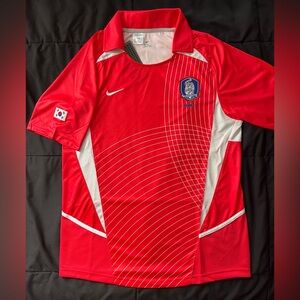 South Korea 2002 Retro Soccer Jersey Red